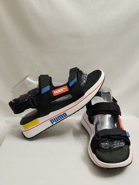 Puma Future Rider Black Star Sapphire Sandals (W Size 7)